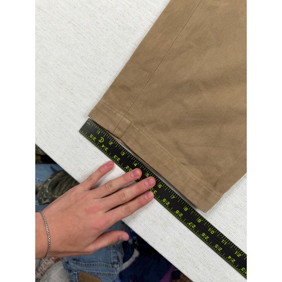 Brooks Brothers Hudson Khaki Cotton Mens Casual Dress Pants W38 L32 - Picture 6 of 7